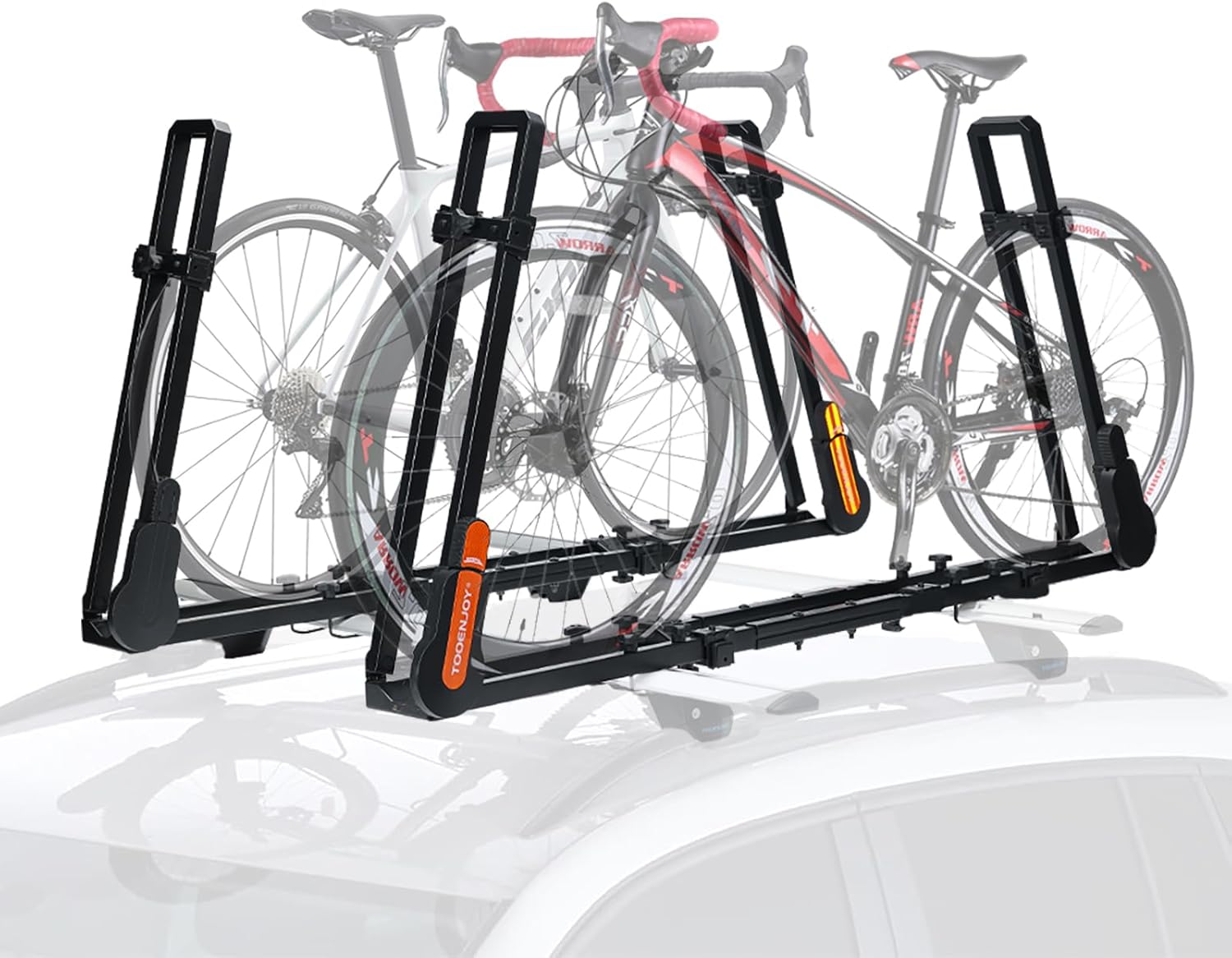 Upright Roof Mount Bike Rack with Security Lock