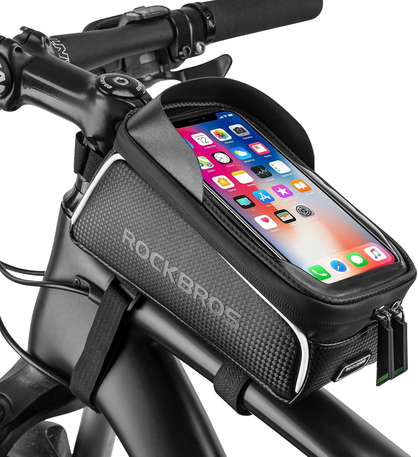 1728612Fimage_0.jpg 6.5" Bicycle Phone Frame Bag Waterproof