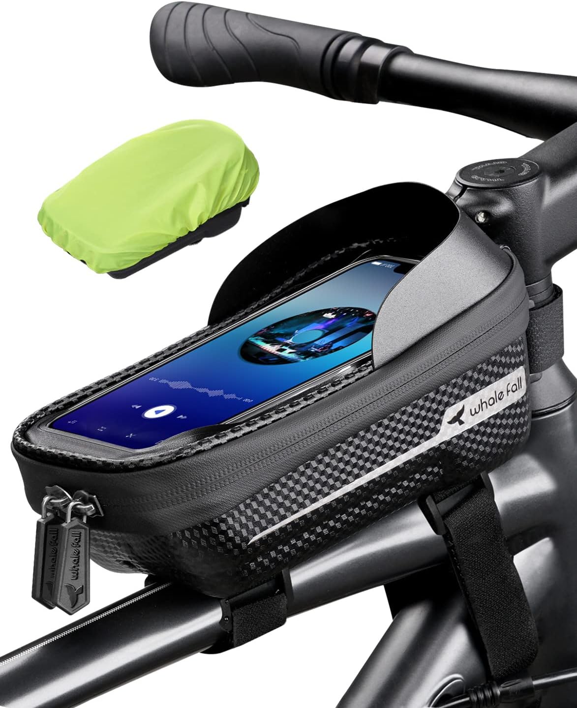 Hard Case Bike Bag, Phone Holder