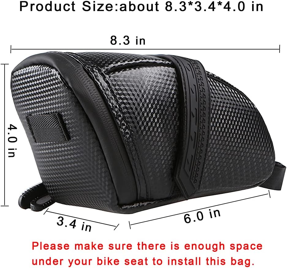 Bicycle Seat Bag, Waterproof, Under Seat