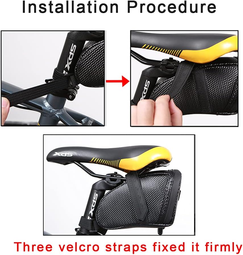 Bicycle Seat Bag, Waterproof, Under Seat