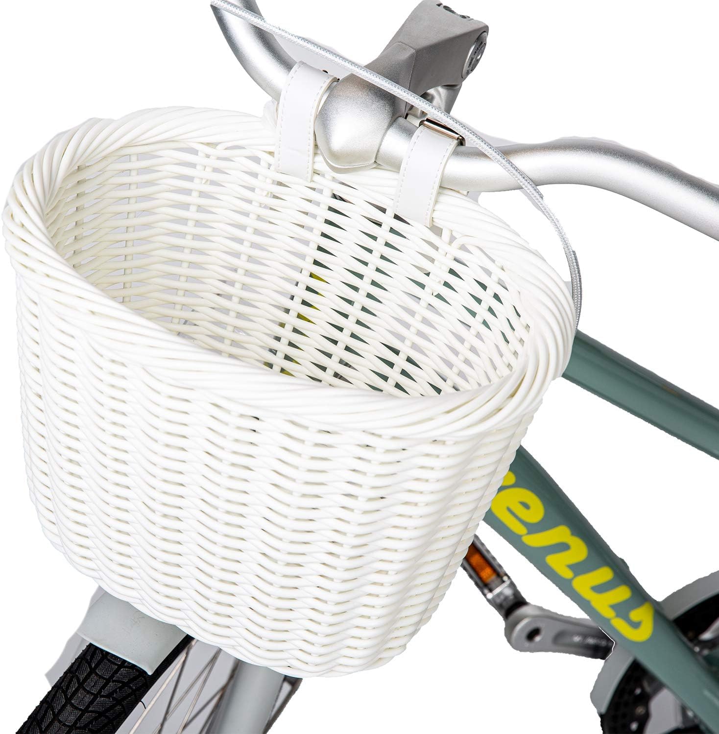 Woven Bicycle Basket, Front Handlebar