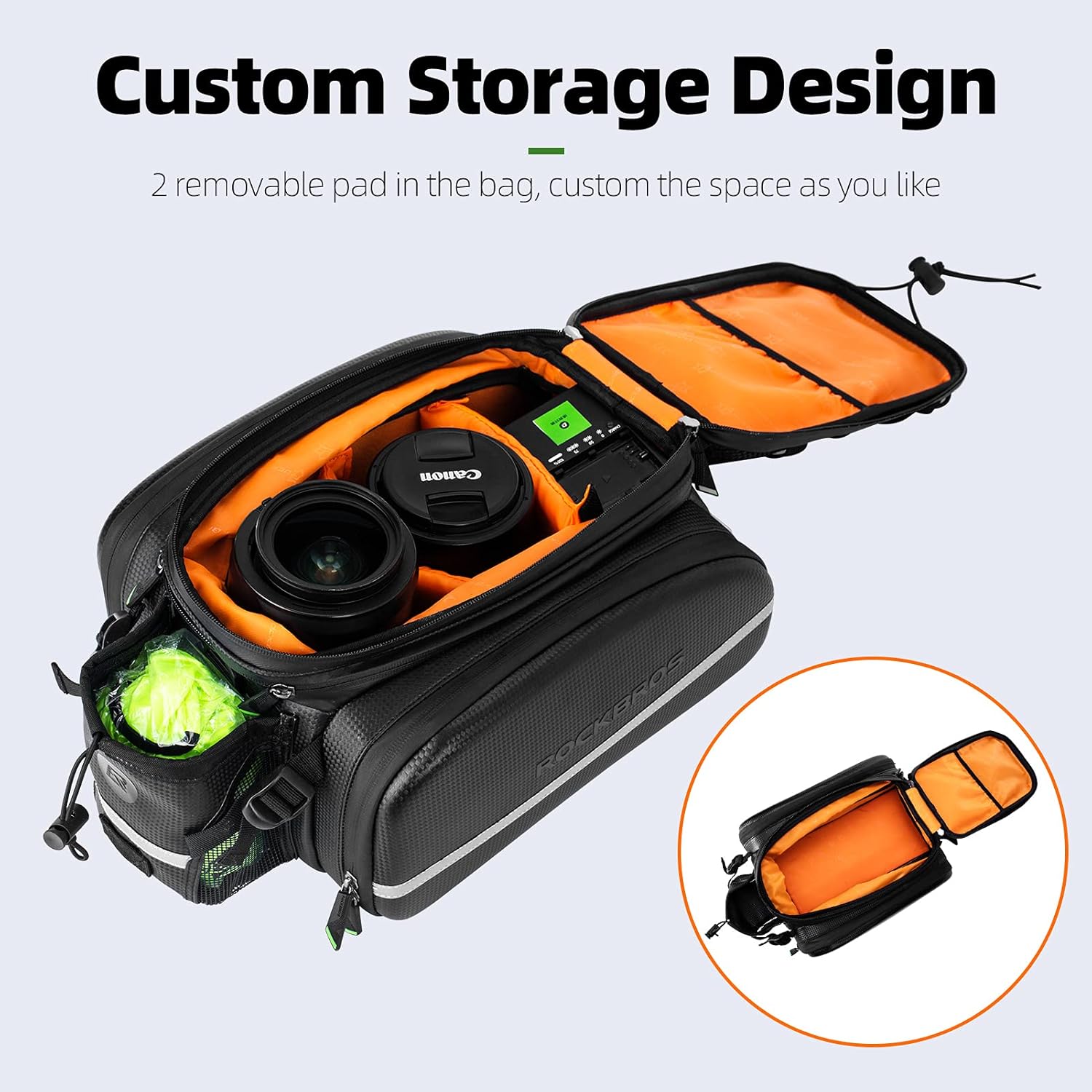 Waterproof Carbon Leather Cargo Bag
