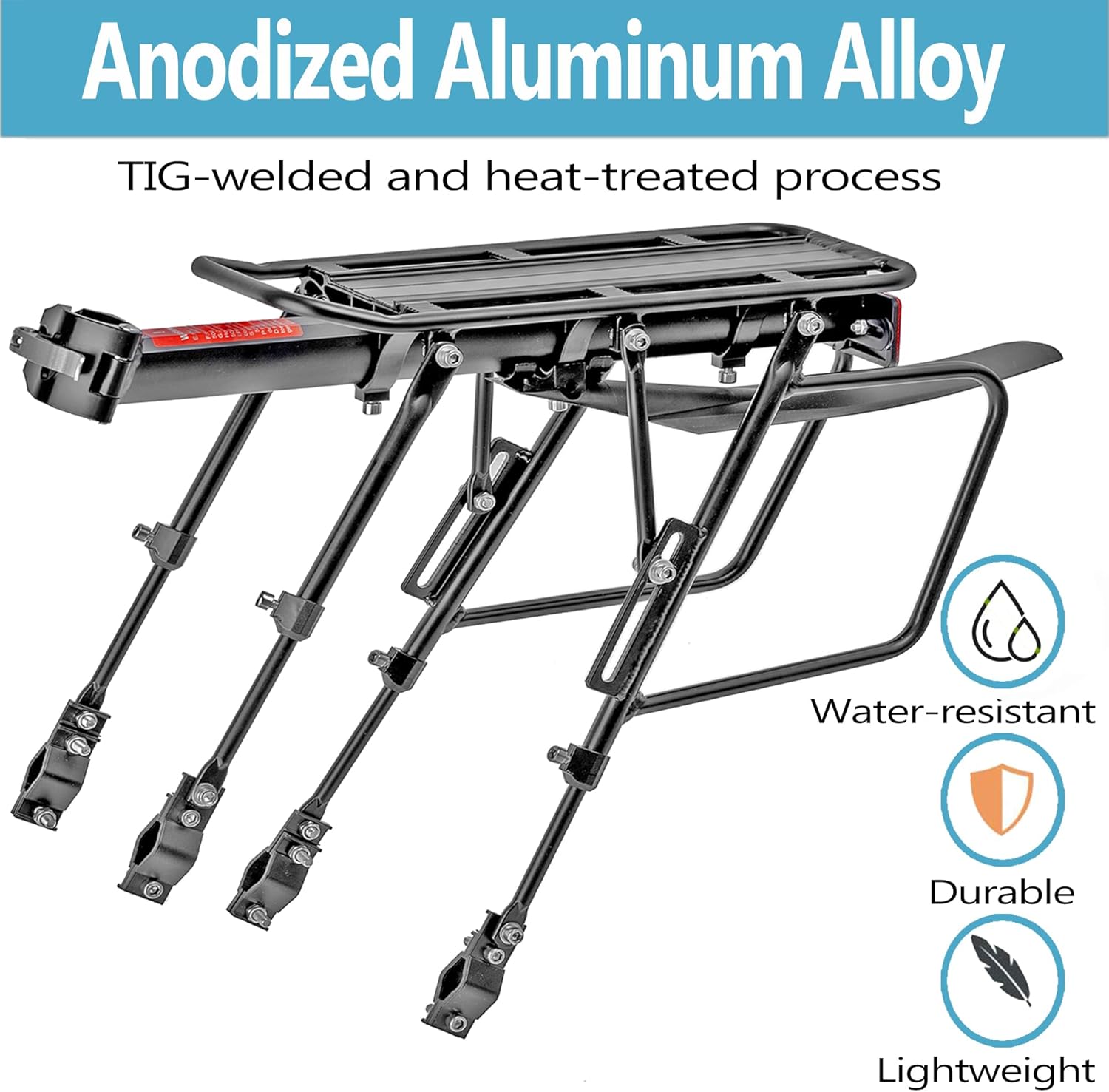 Rear Bicycle Carrier, Universal Travel Rack