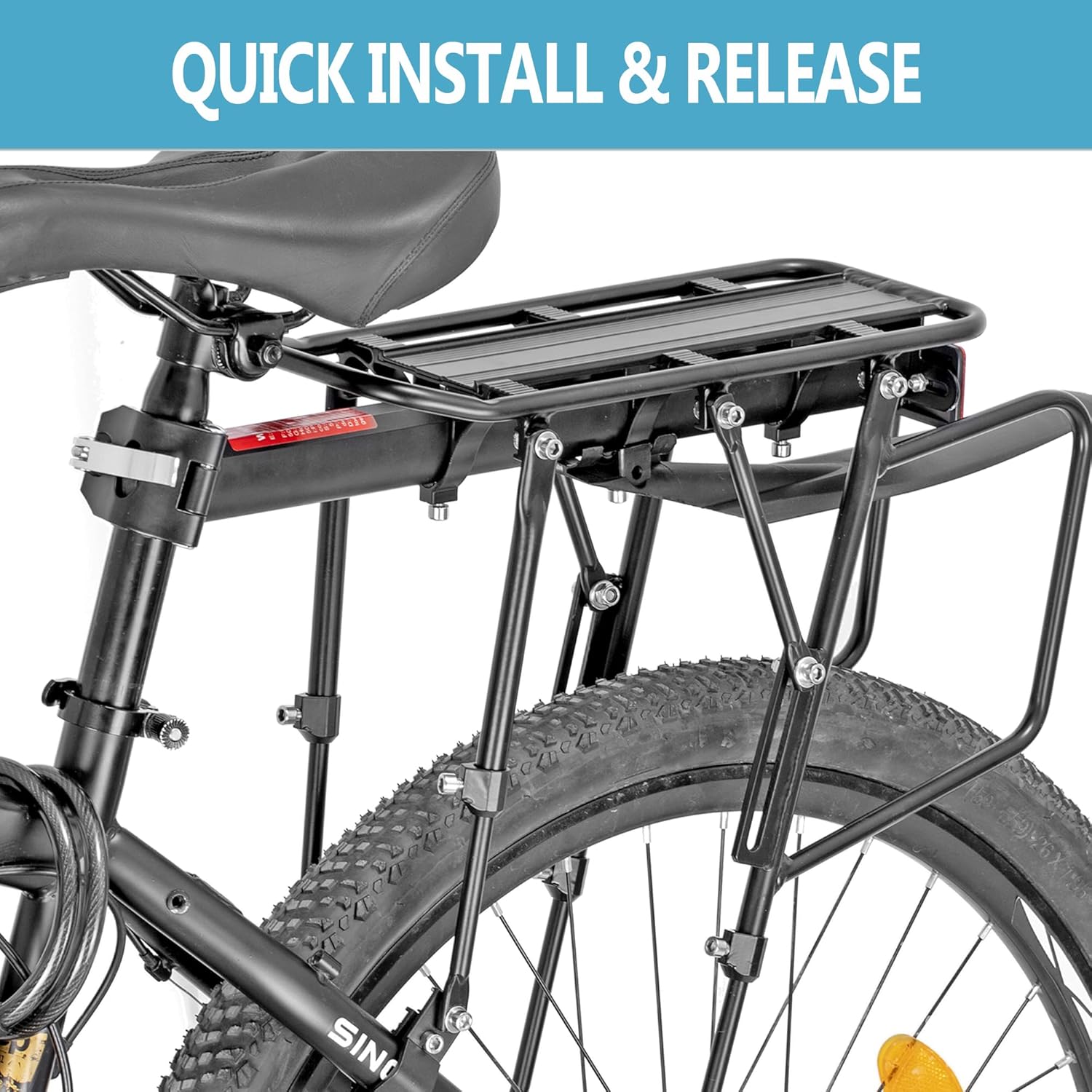 Rear Bicycle Carrier, Universal Travel Rack