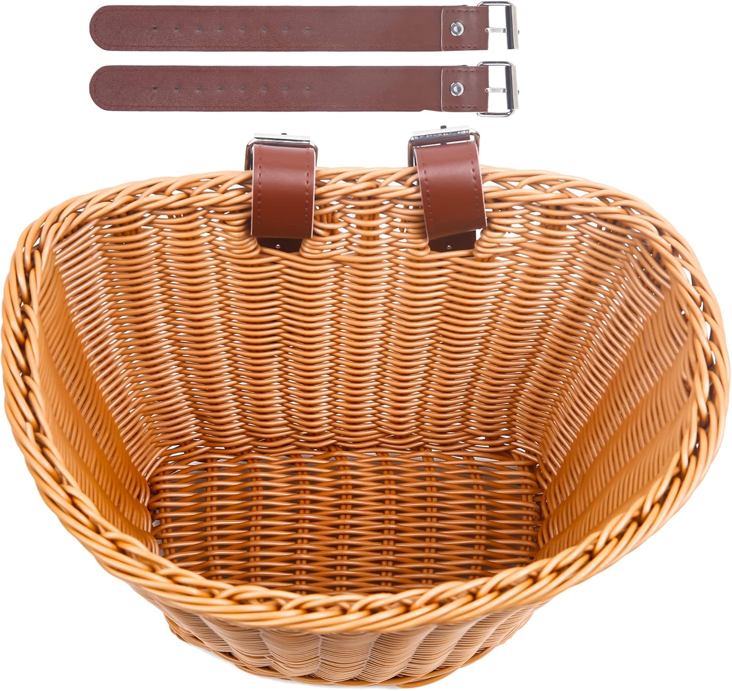 Woven Plastic Front Basket