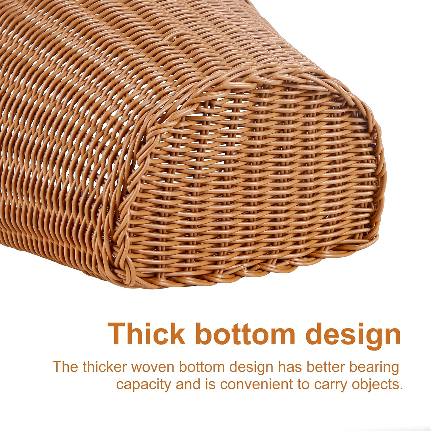Woven Plastic Front Basket
