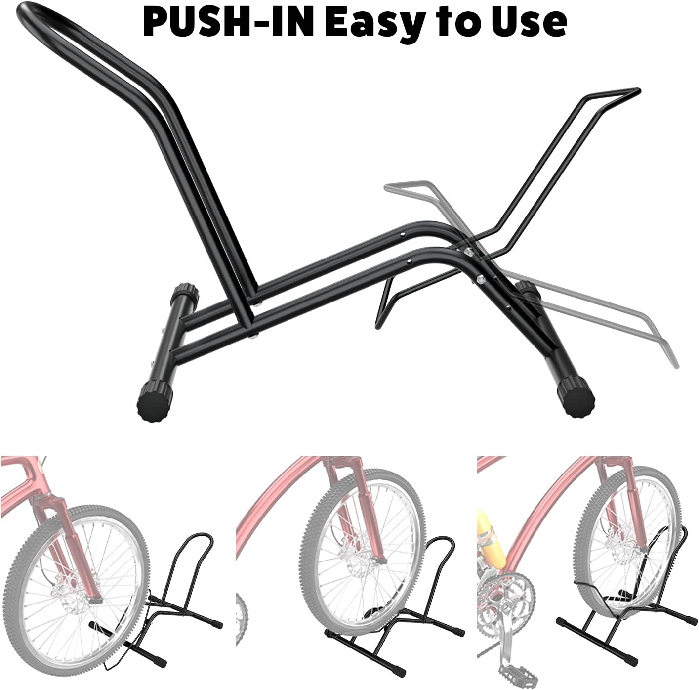 Adjustable Freestanding Bicycle Storage Rack