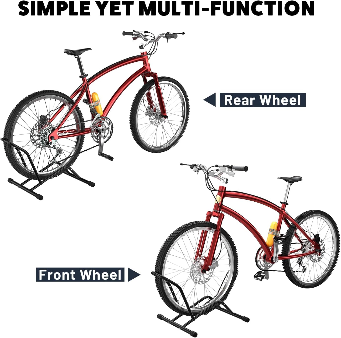 Adjustable Freestanding Bicycle Storage Rack