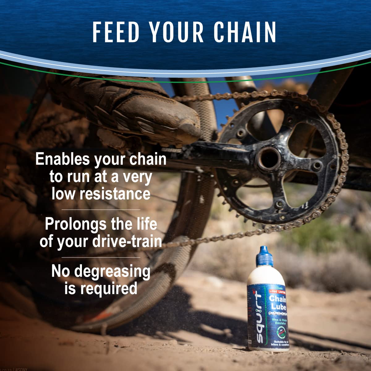 Chain Lube for Bikes, Long-Lasting