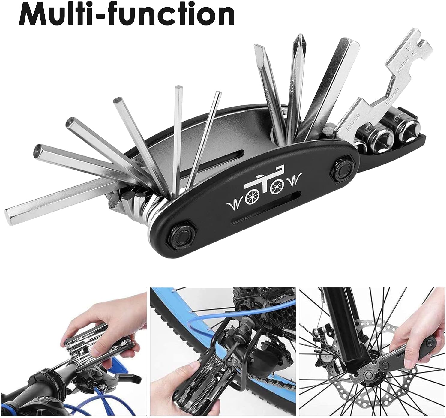 16-in-1 Bicycle Repair Tool Kit