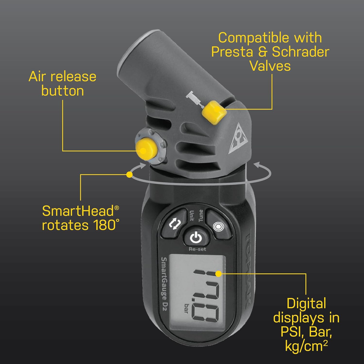 SmartGauge, Black/Gray