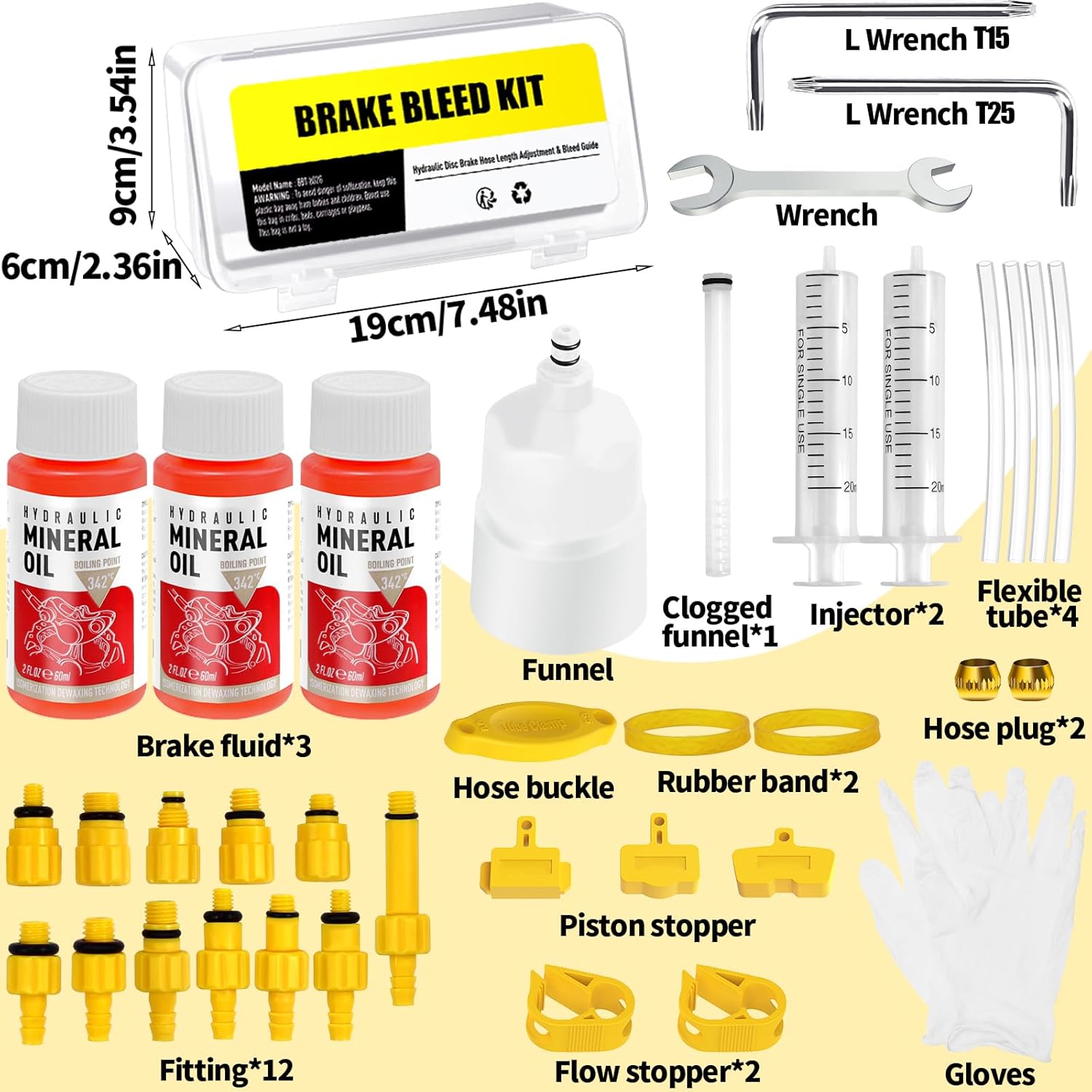 Hydraulic Disc Brake Exhauster Kit