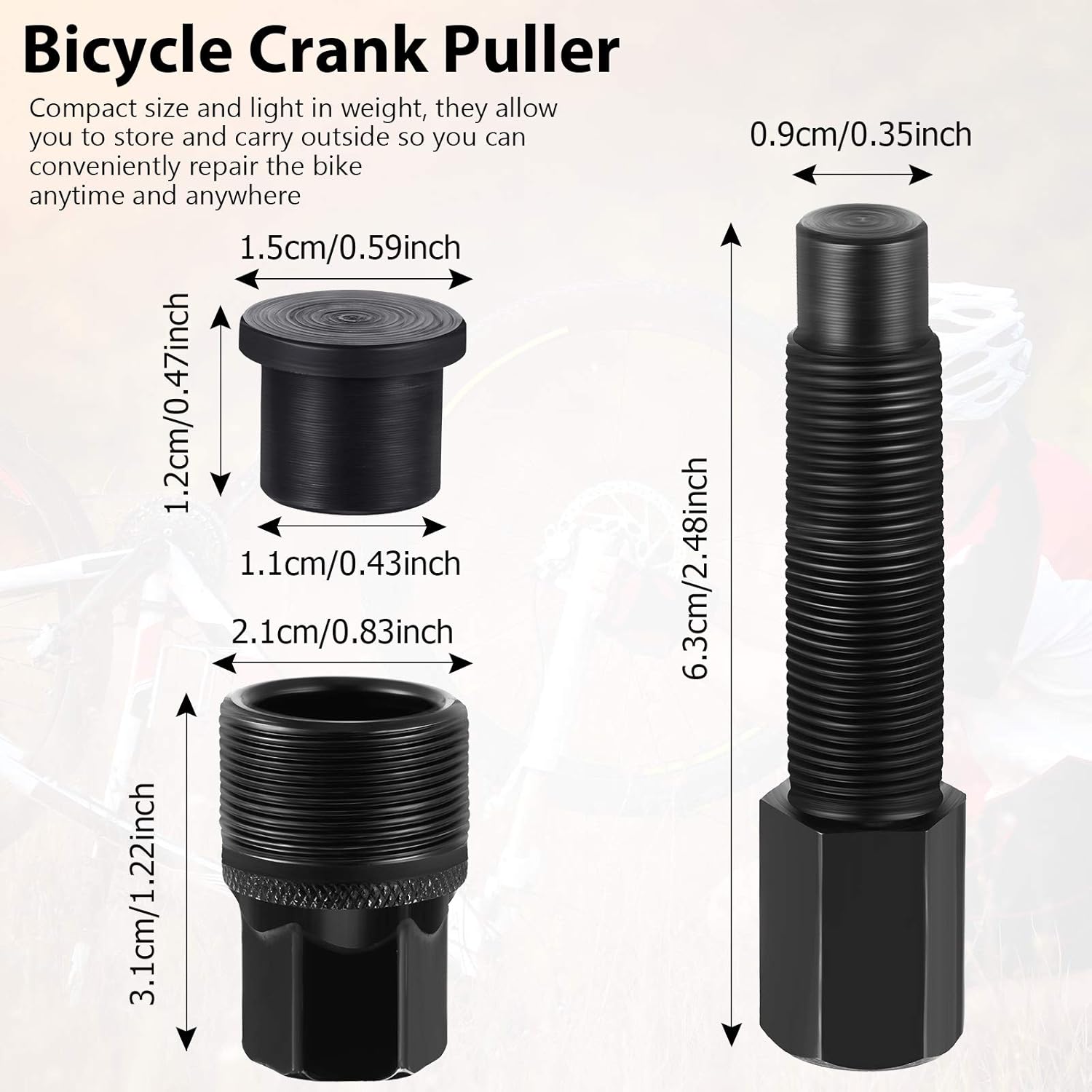 Crank Remover, Compact Power Puller