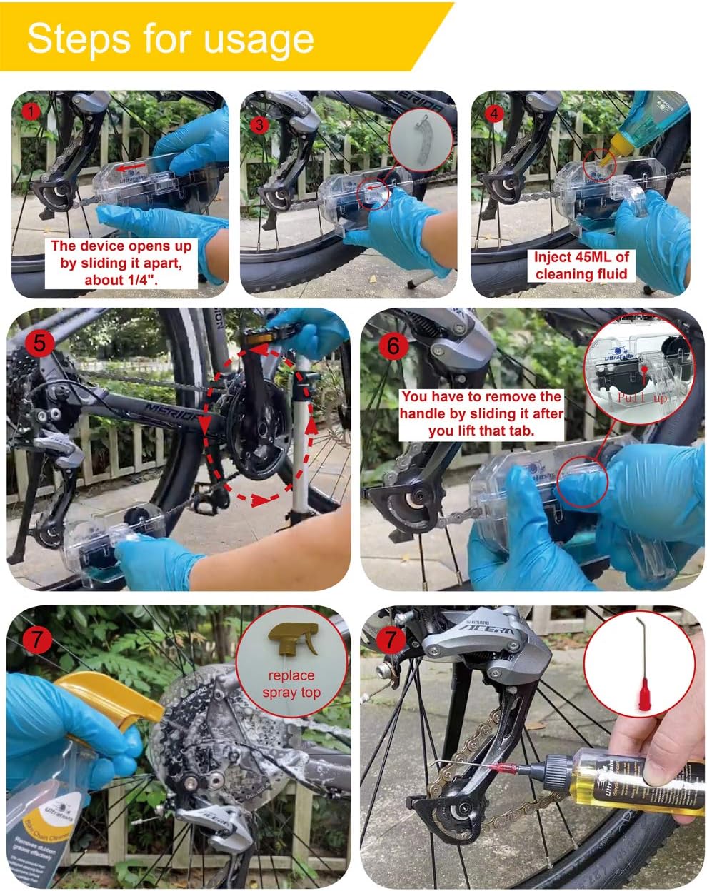 Bicycle Chain Oil & Cleaner Kit