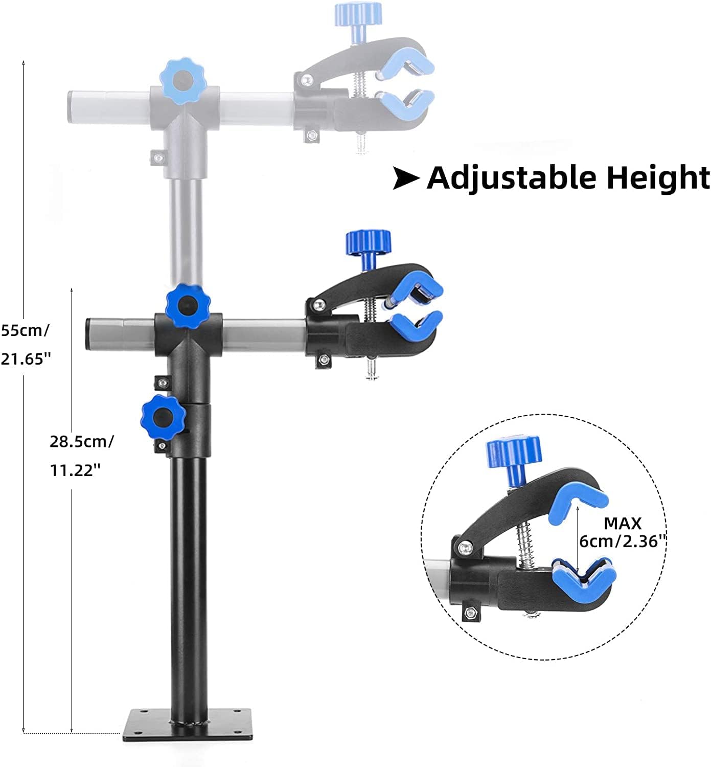 Bicycle Maintenance Stand, Wall-Mounted, Adjustable