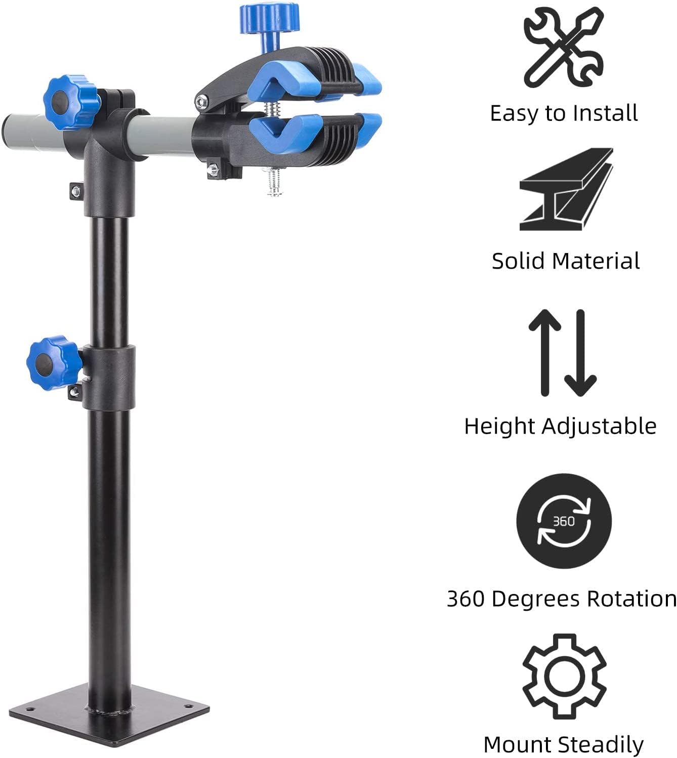Bicycle Maintenance Stand, Wall-Mounted, Adjustable