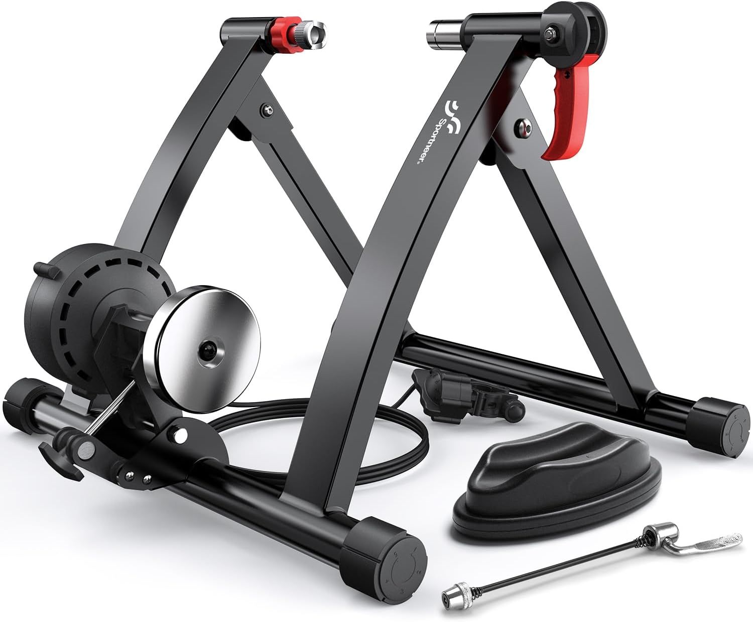 Magnetic Fixed Bike Trainer, 26-28"/700C Wheels