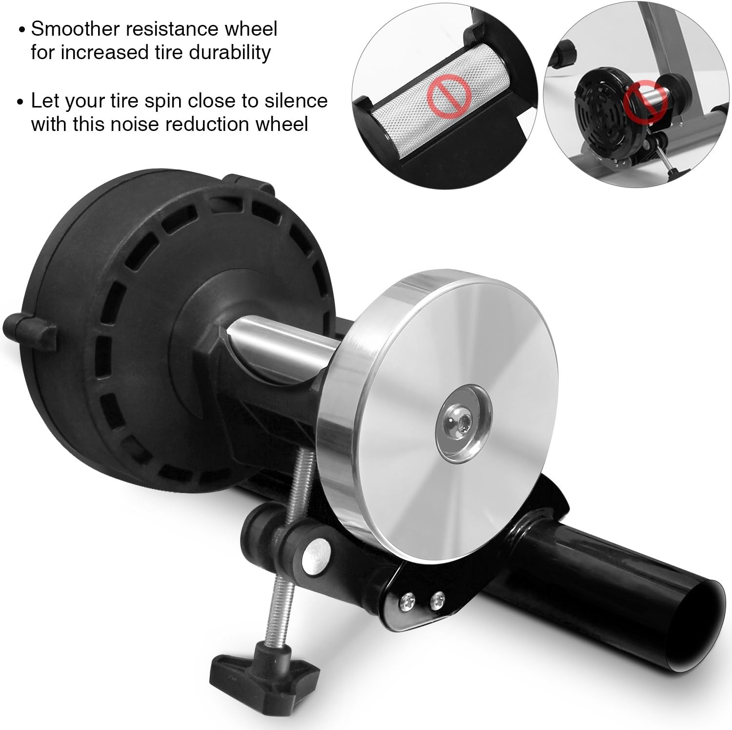 Magnetic Fixed Bike Trainer, 26-28"/700C Wheels