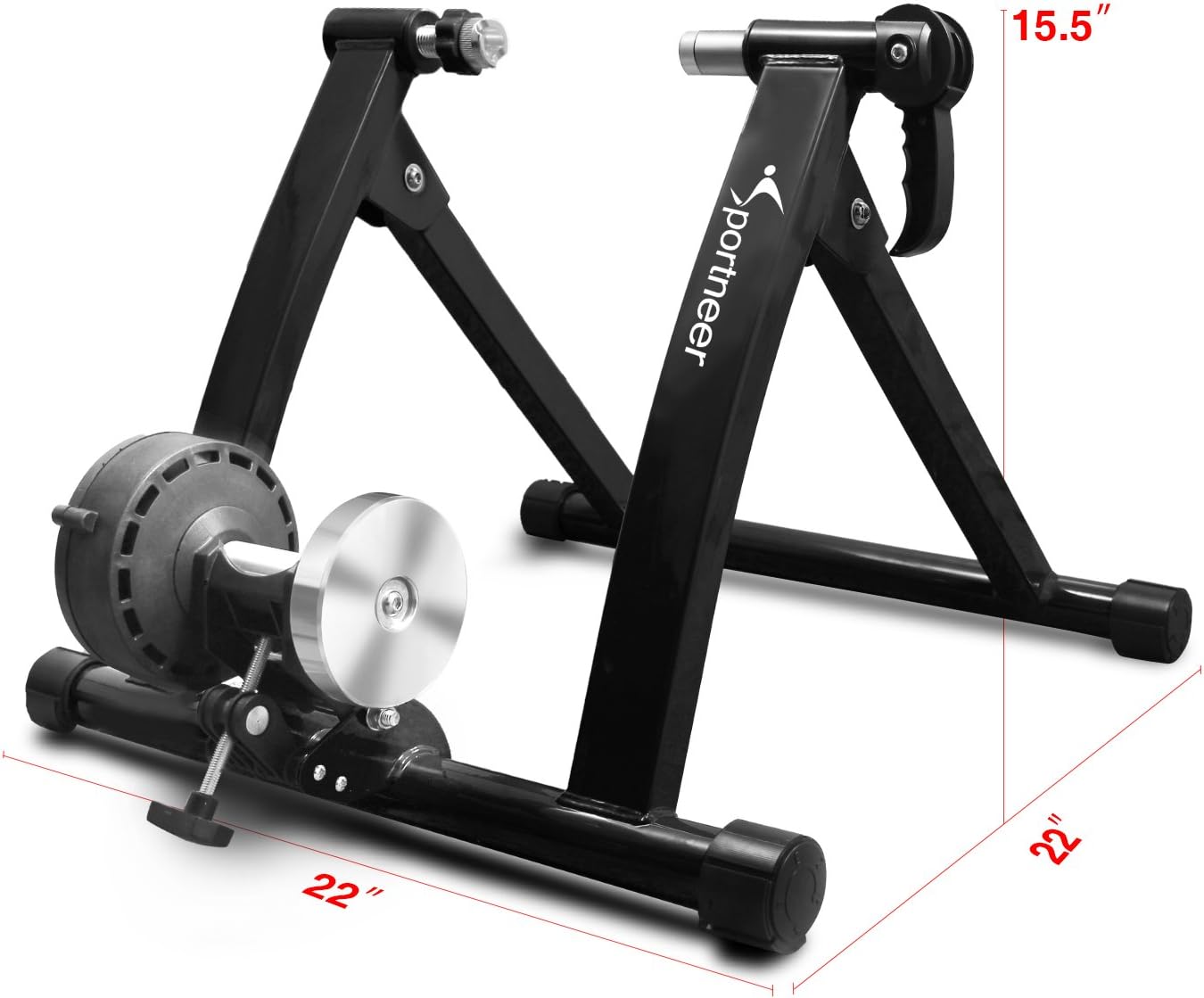 Magnetic Fixed Bike Trainer, 26-28"/700C Wheels