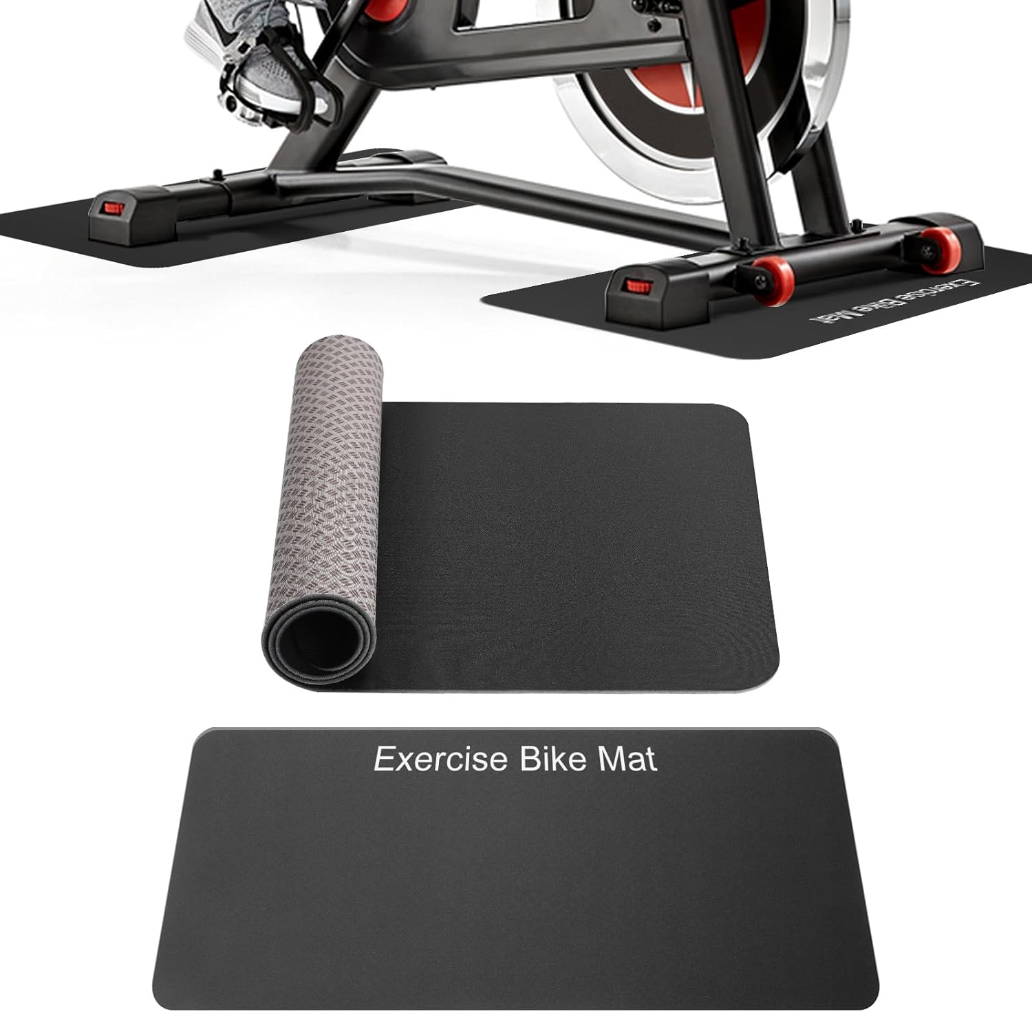 Non-Slip Mats for Peloton, Exercise Bikes, Treadmills