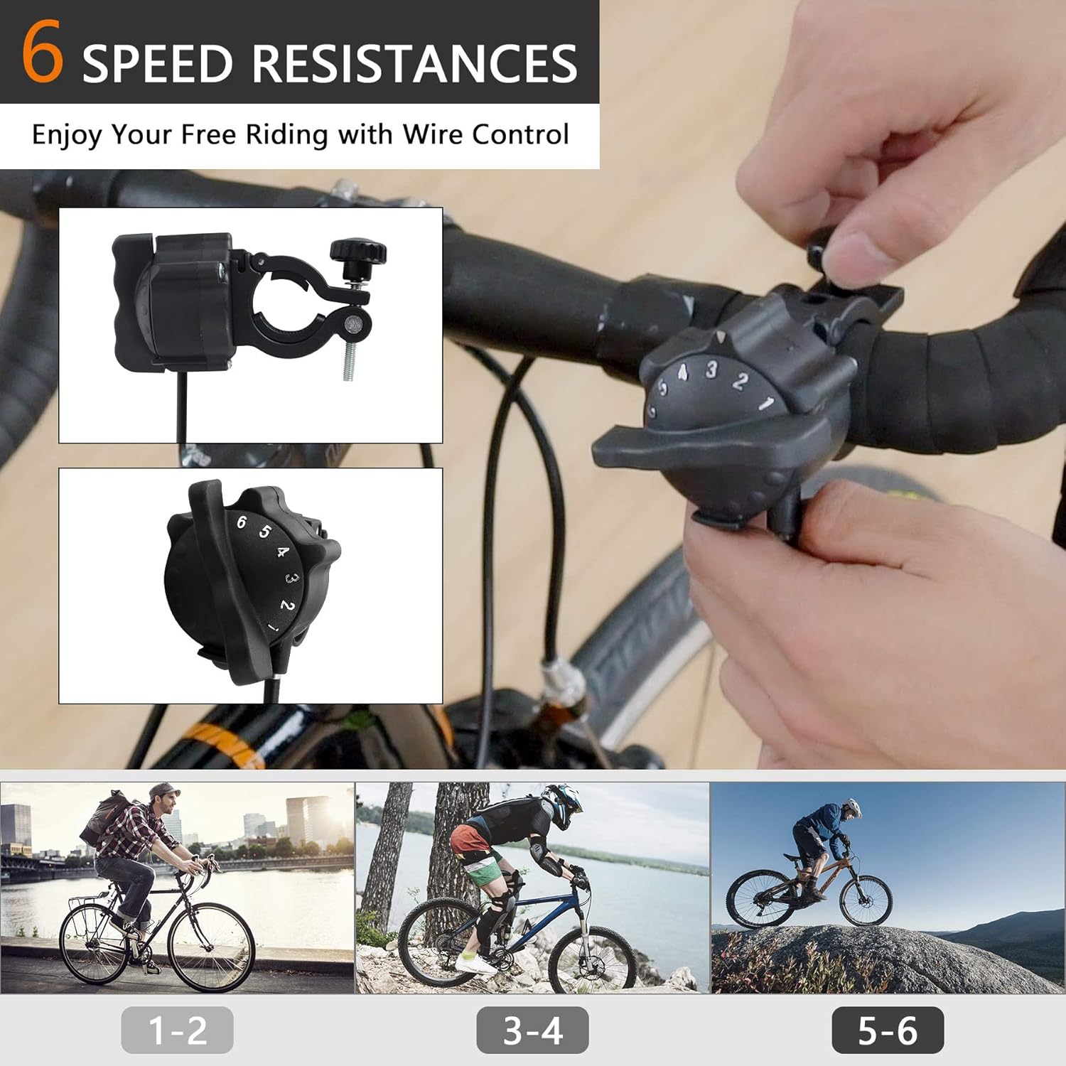 Indoor Bike Training Rack, Noise Reduction, Magnetic Mount