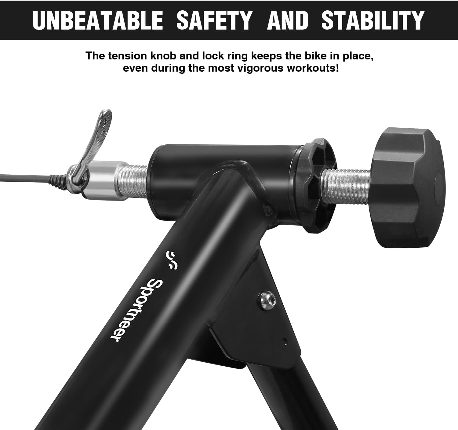 Fluid Bike Trainer, Auto Resistance, 26-29"/700C Wheels