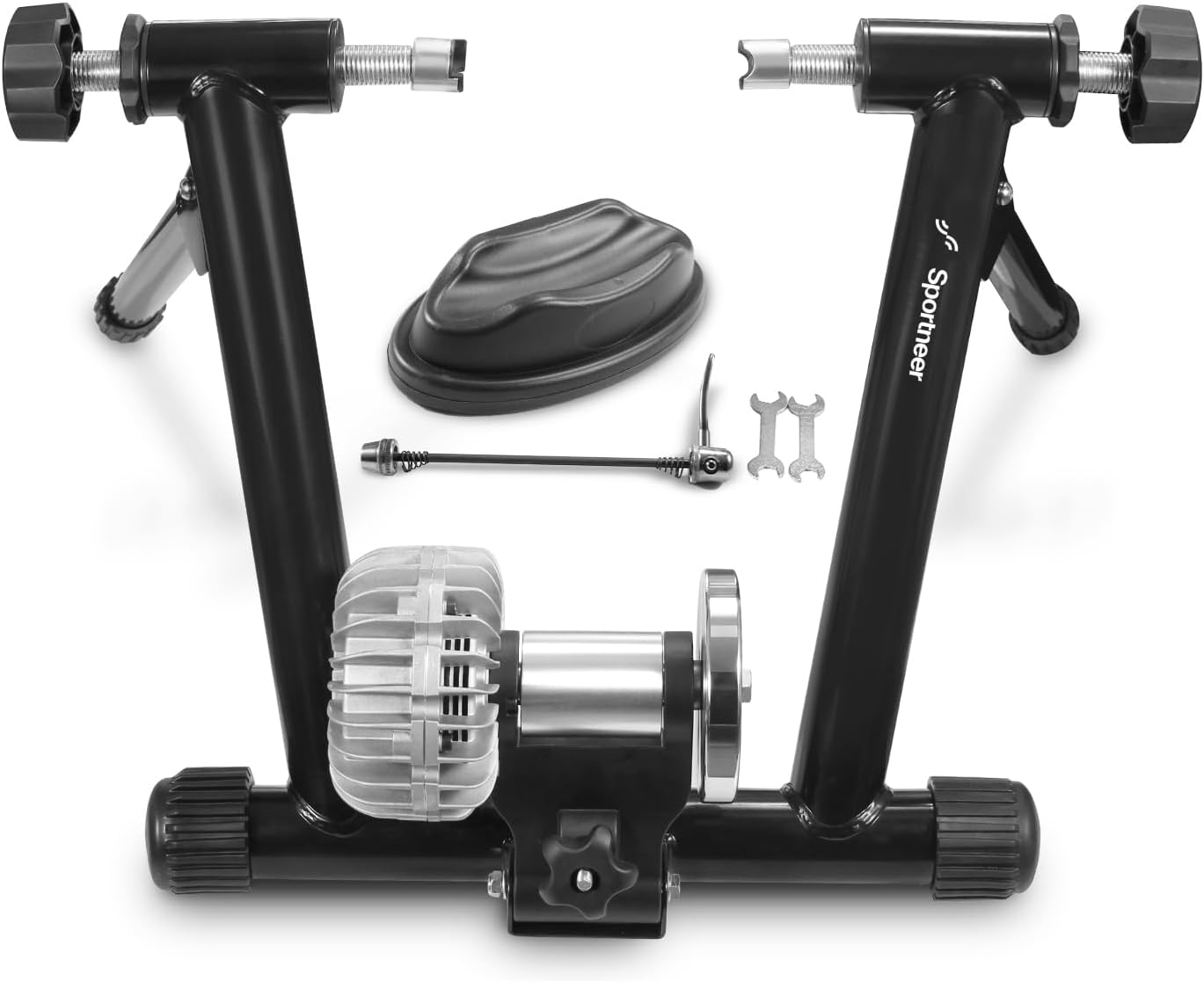 Fluid Bike Trainer, Auto Resistance, 26-29"/700C Wheels