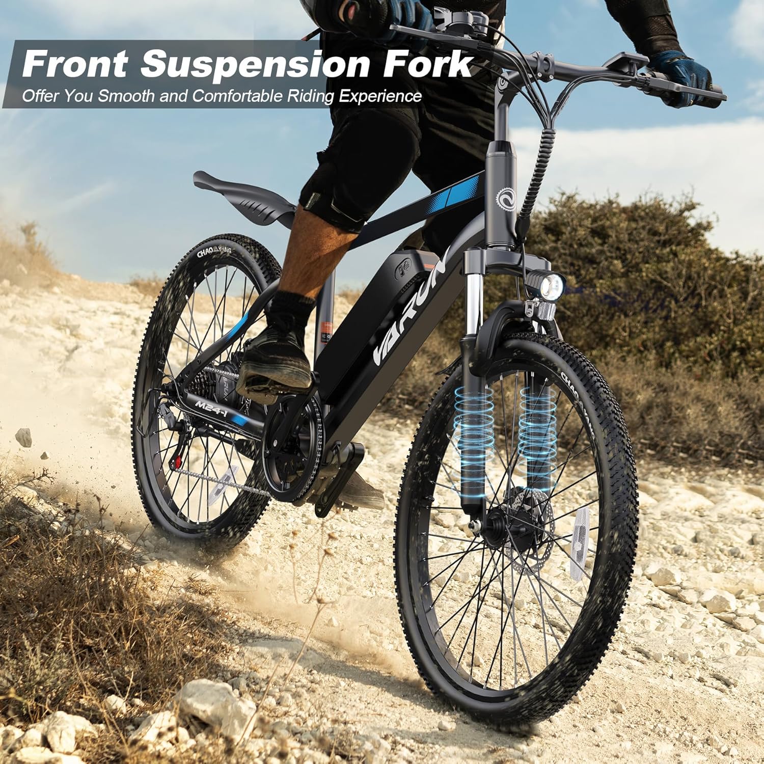 350W 20MPH Electric Bike, 36V Battery, 24" Mountain