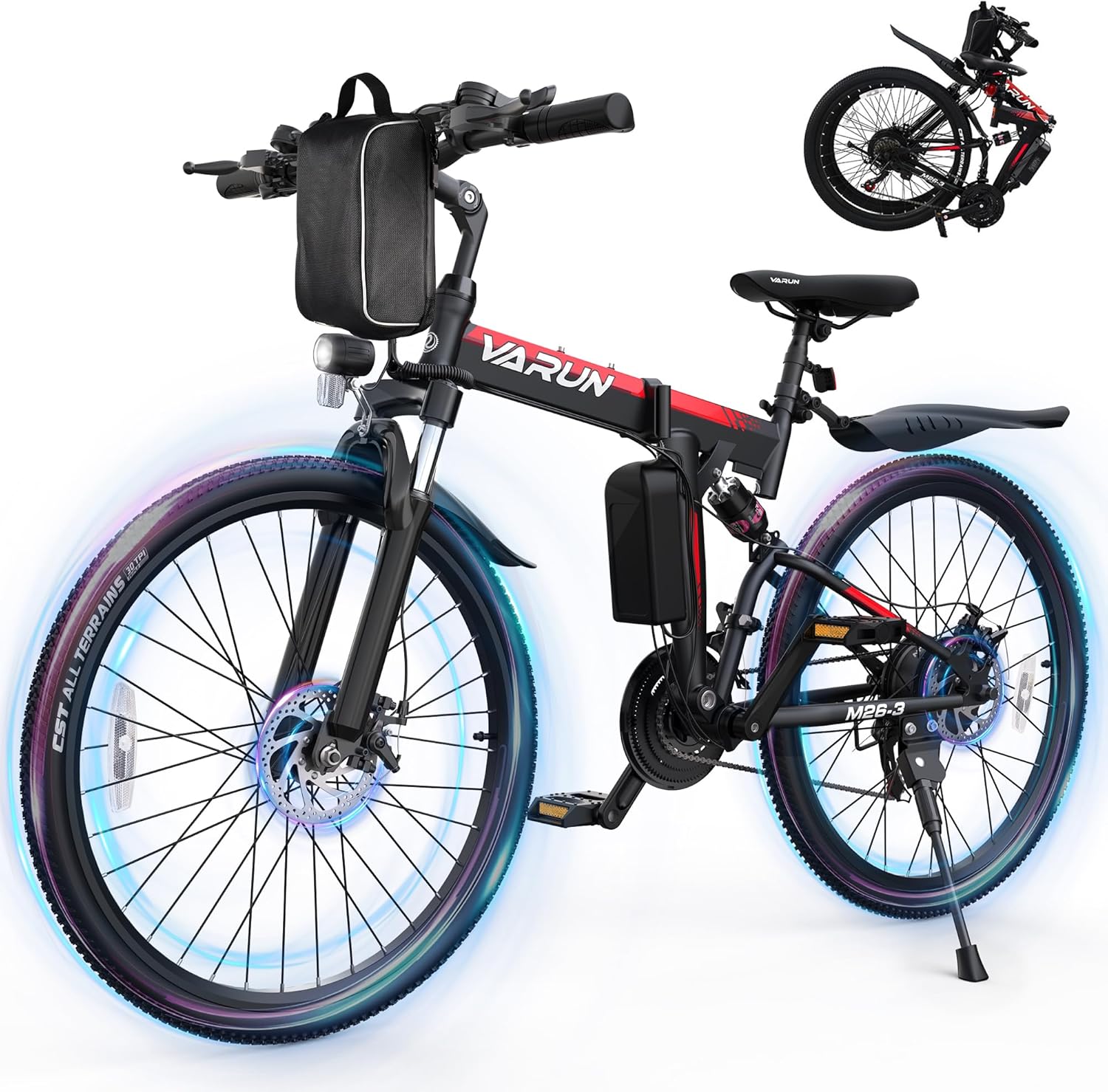 750W Folding E-Bike, 48V Battery, 20+MPH, 50 Miles