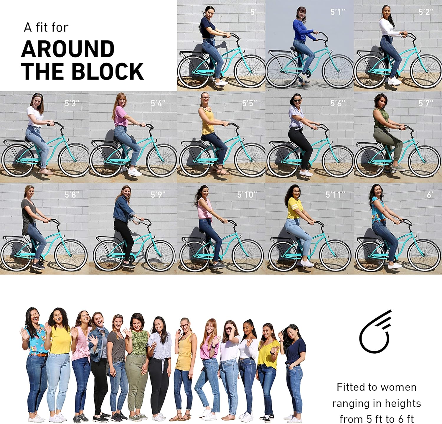 Women's Beach Cruiser Bike