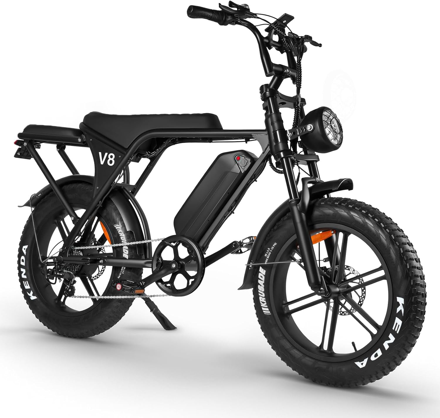 750W Fat Tire E-Bike, 48V 15Ah Battery, 7 Speed
