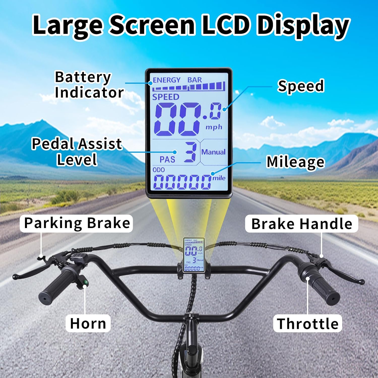 20" Folding Electric Tricycle, 350W Motor, Basket