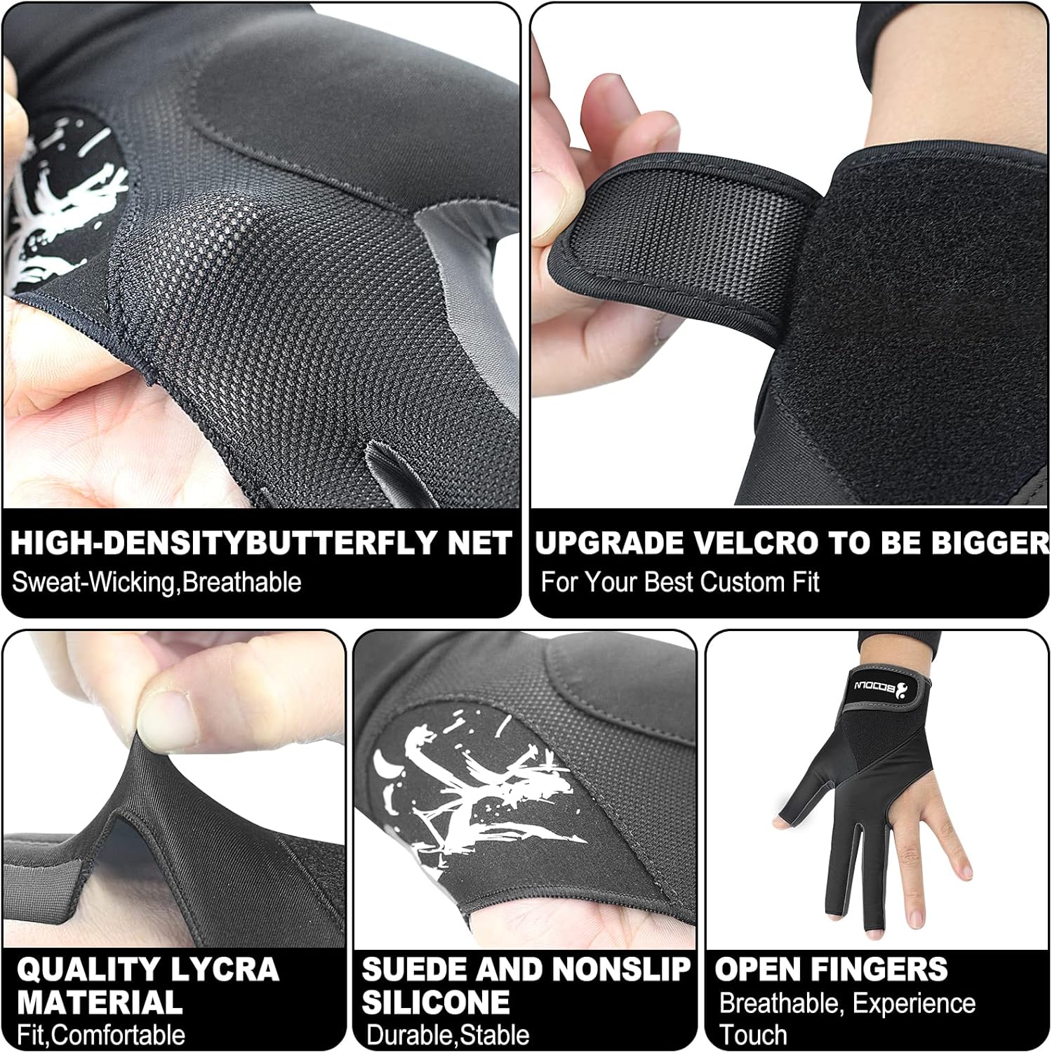 Left Hand Billiard Gloves