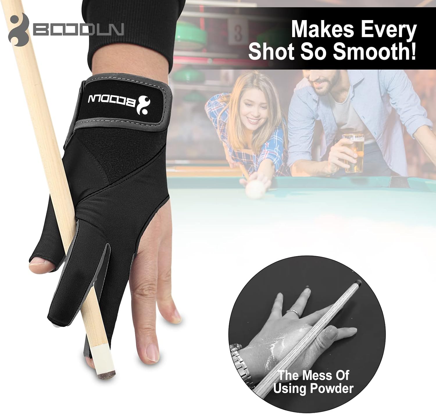 Left Hand Billiard Gloves