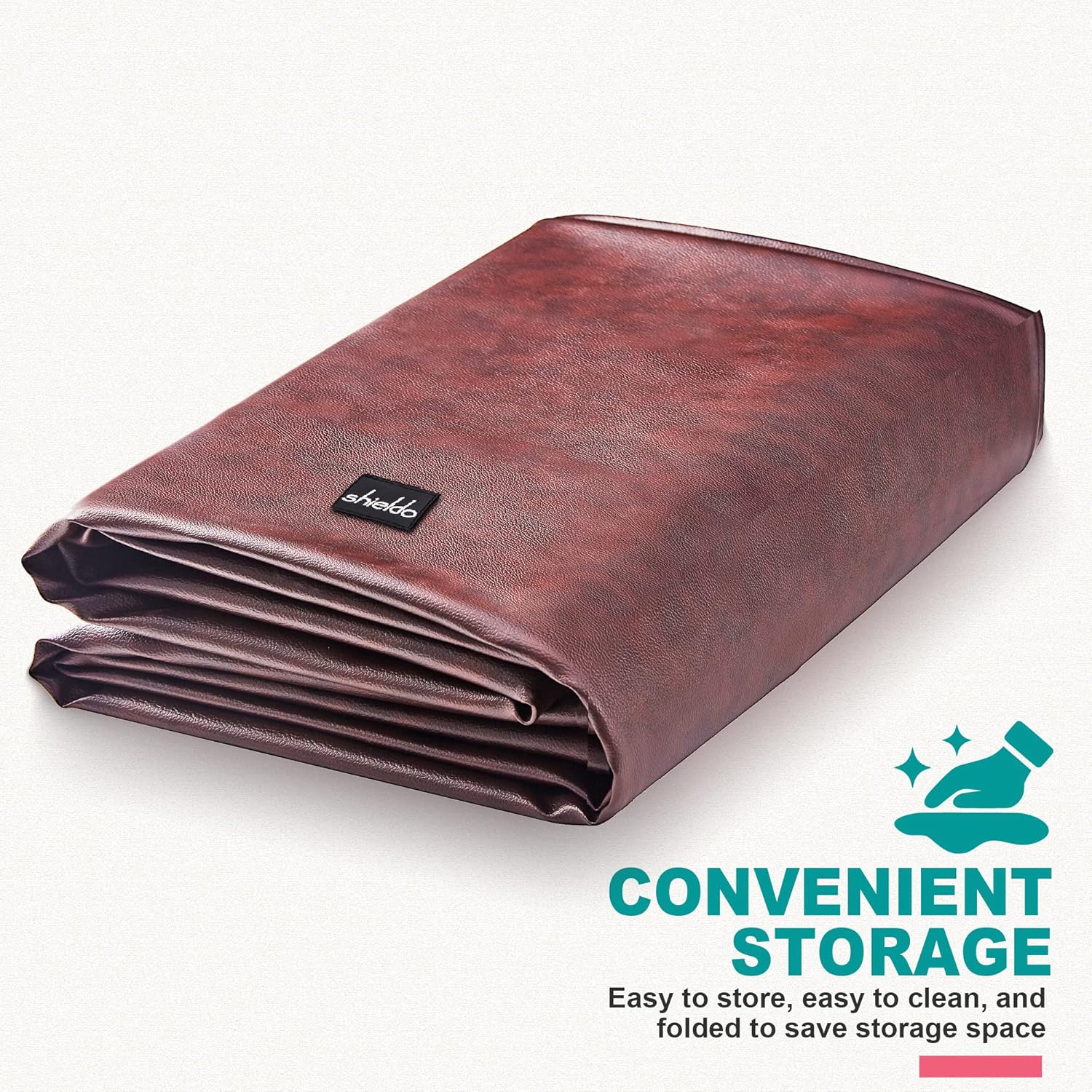 8 Feet Brown Billiard Table Cover