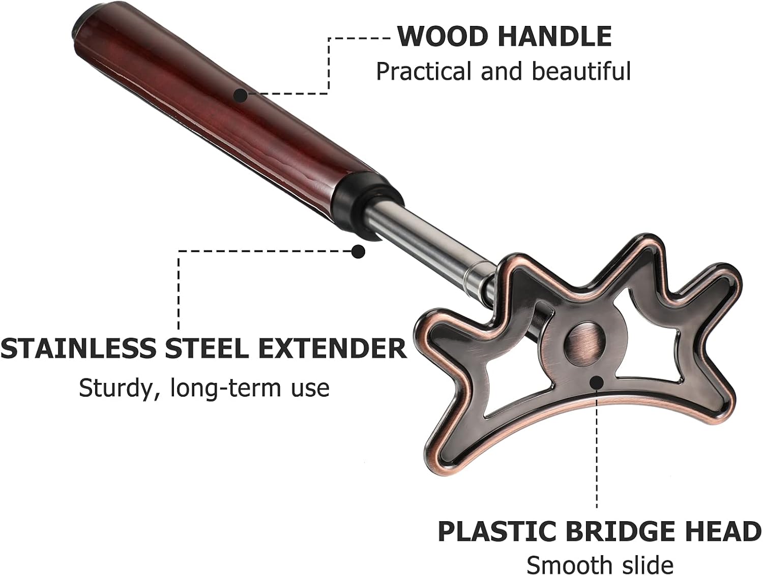 Retractable Billiard Bridge, Removable Bridge Head