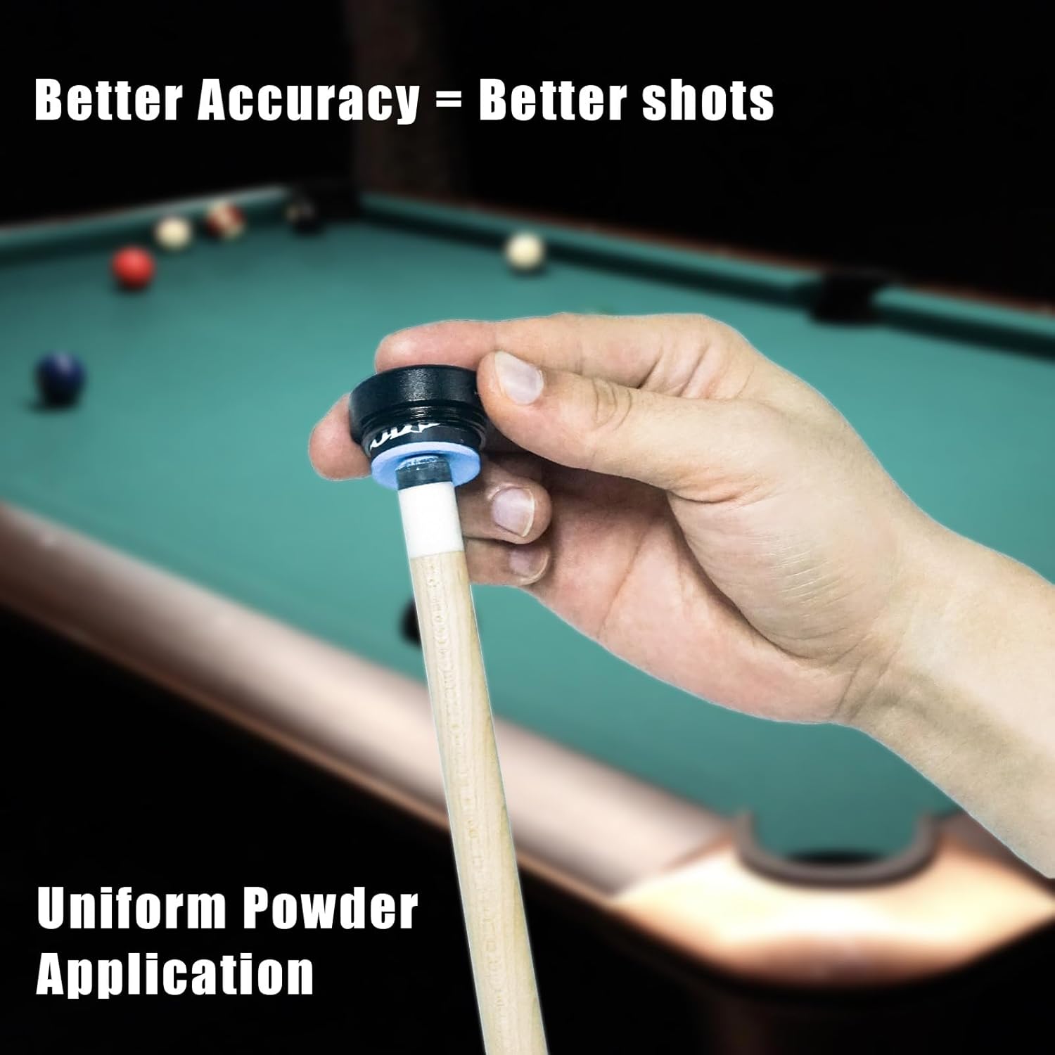 Portable Pool Chalk Holder, Magnetic