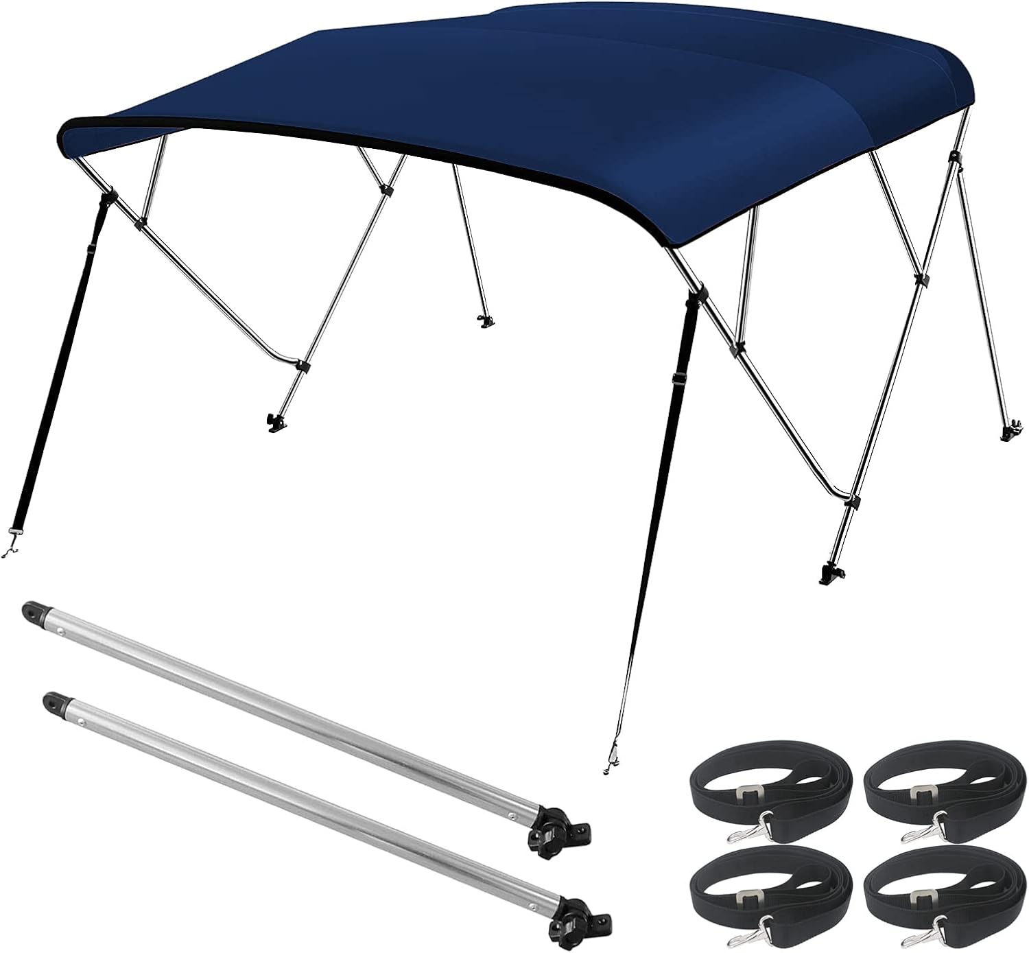 4 Bow Marine Grade Polyester Boat Bimini Top