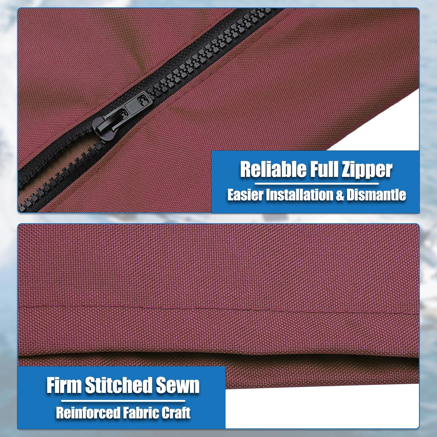 Square Frame Top Storage Boot Cover