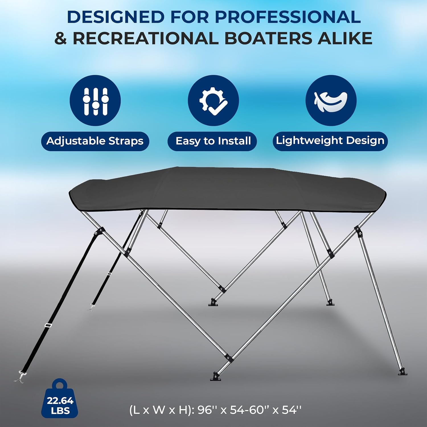Waterproof Boat Cover - 54-60 Inches Wide