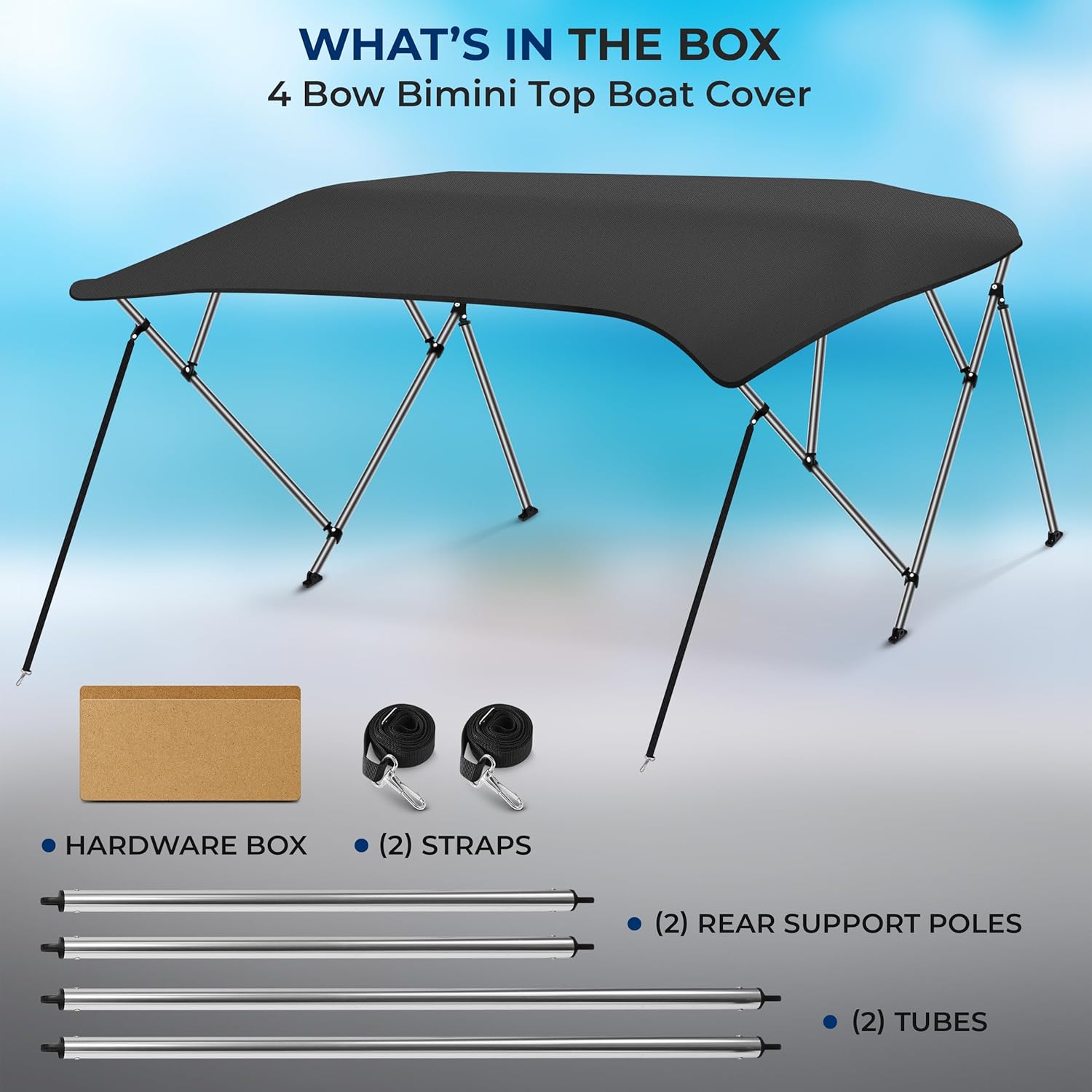 Waterproof Boat Cover - 54-60 Inches Wide