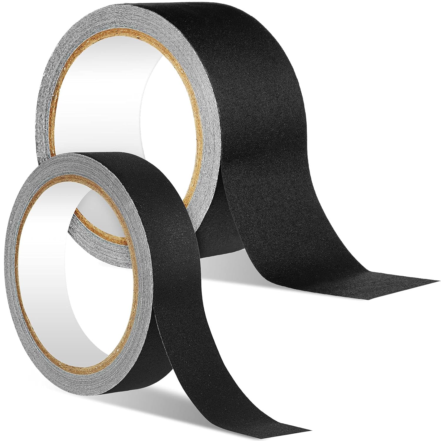 2 Pieces Cloth Binding Repair Tape, 2.54 cm and 5.08 cm Binding Tape 15 Yard Roll Old Books Antique Books Everyday Goods, Black