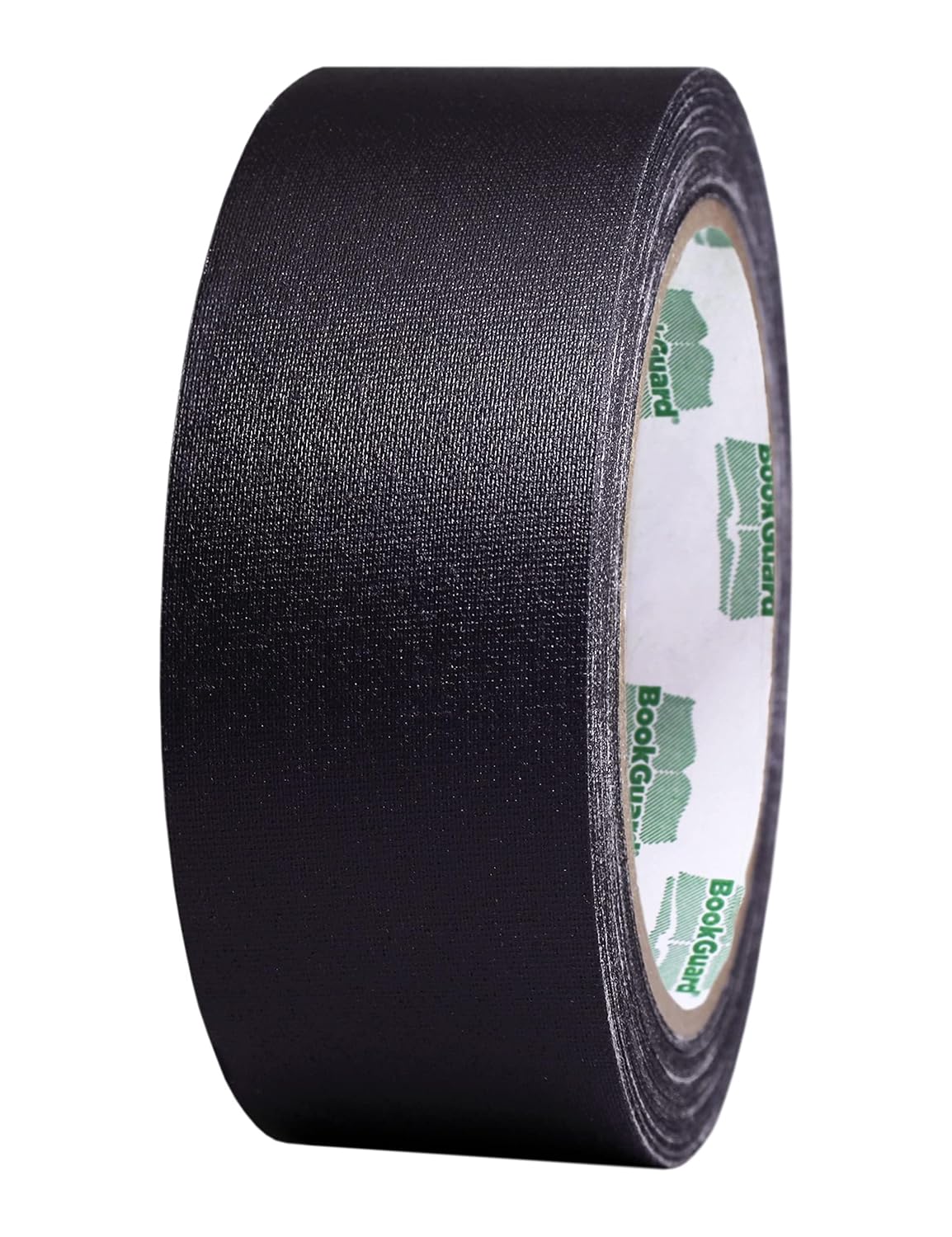 1-1/2 Inch Wide Bookbinding Tape, Great for Art, Office and Library Supplies, Vinyl Coated Cotton Book Repair Tape - 15 Yards, Black Tape