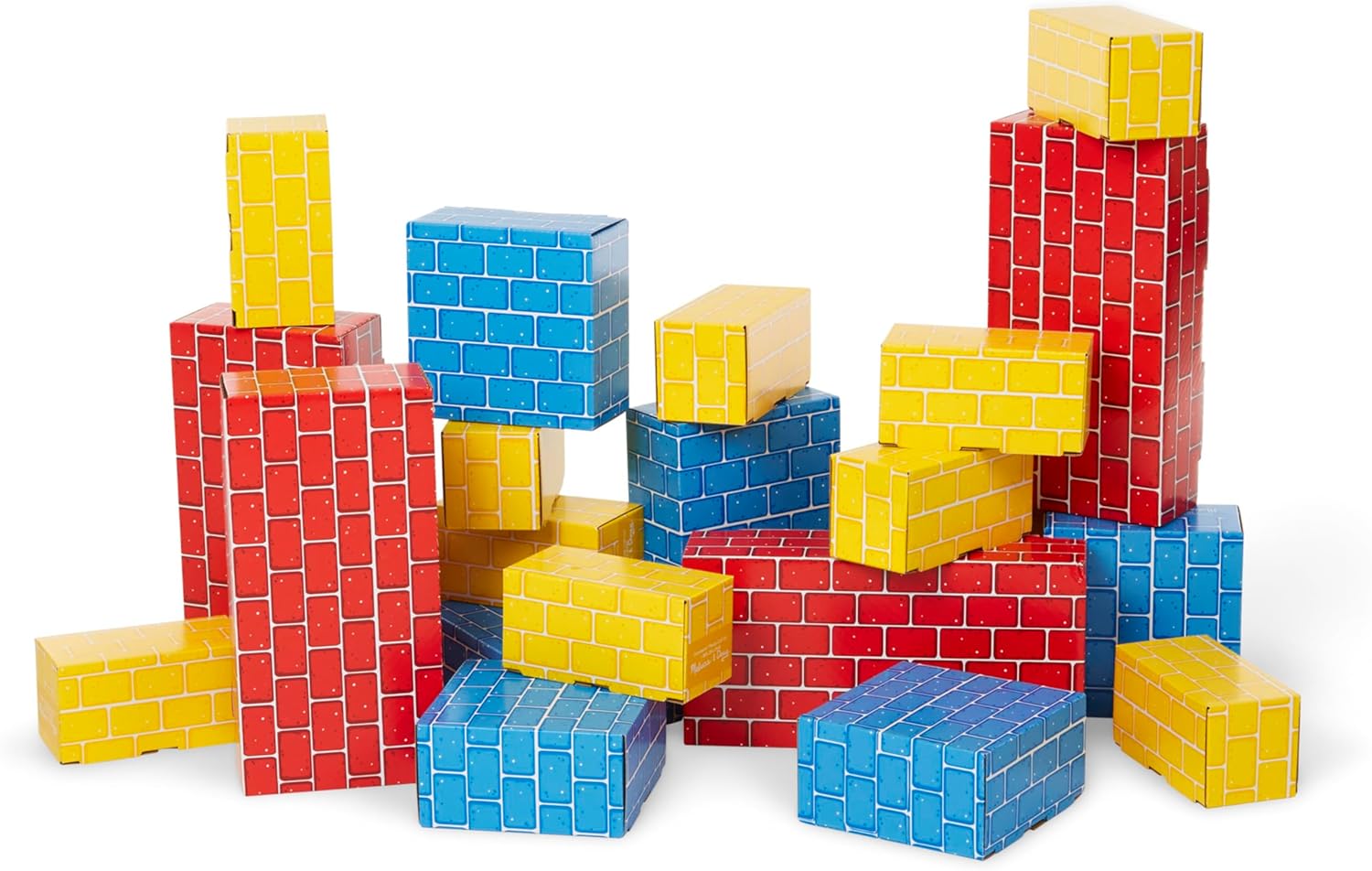 40 Blocks Extra Large, Extra Thick Cardboard Blocks