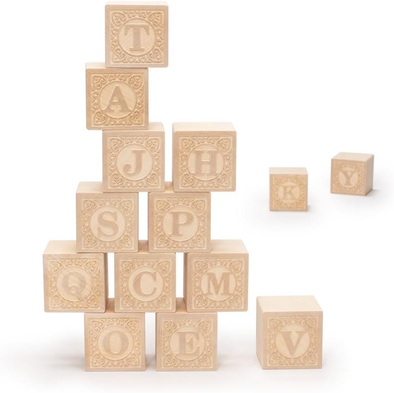 Uppercase Alphabet Building Blocks