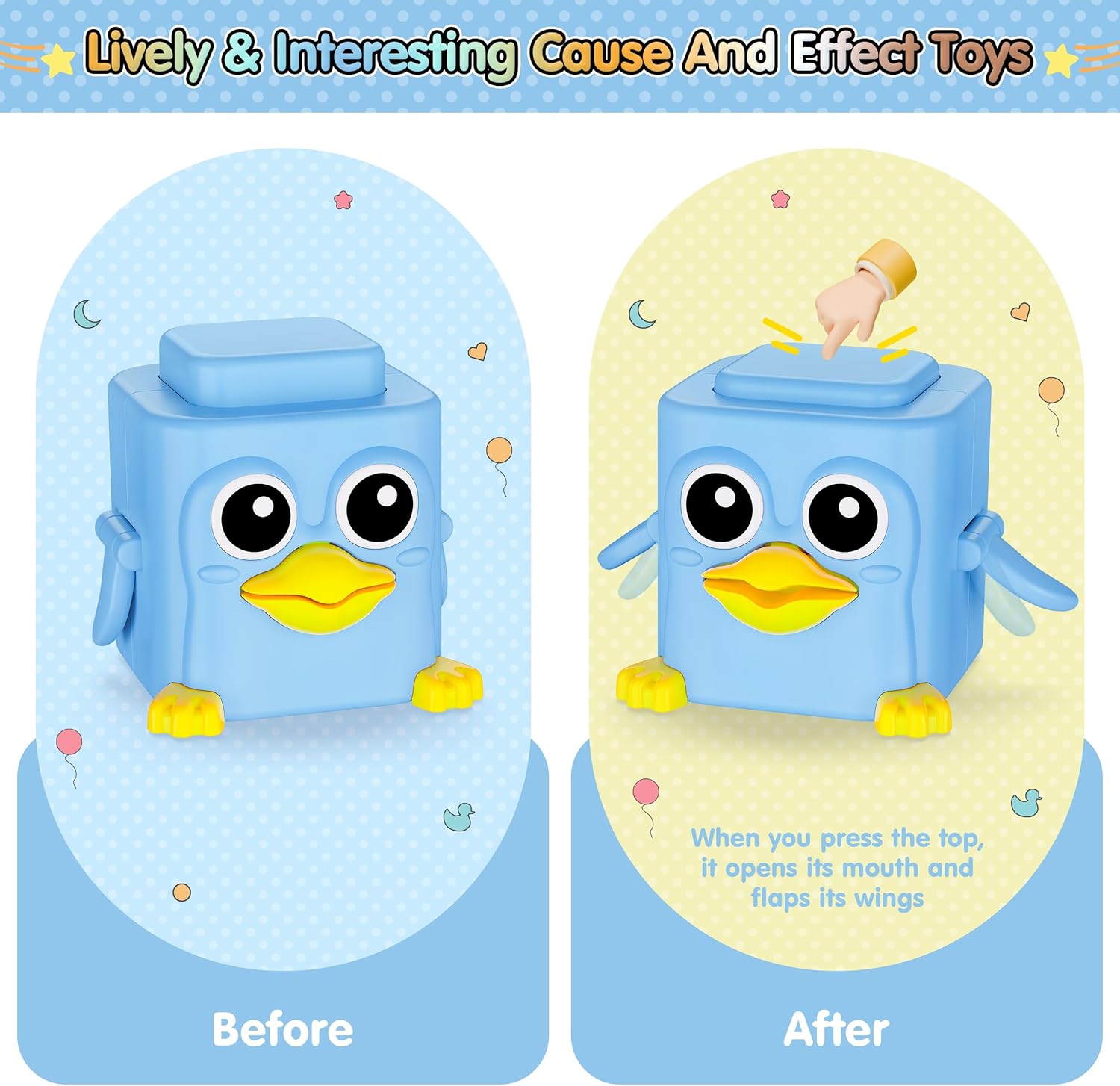 Stacking Toy Set for Toddlers Over 18 Months
