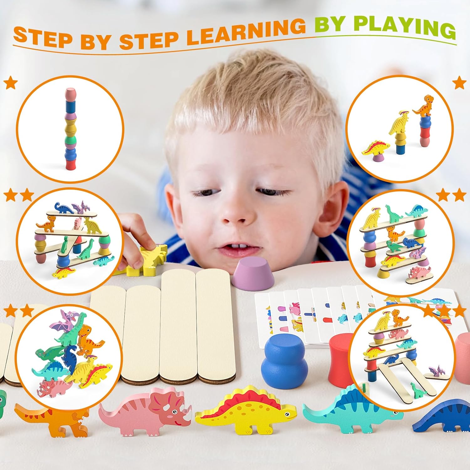 Dinosaur Toys for 1-4 Years Old Toddlers