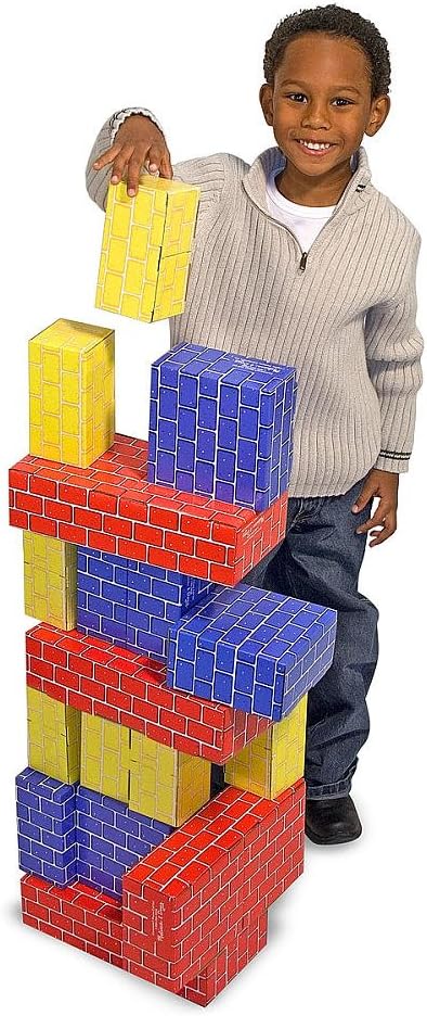 40 Blocks Jumbo Extra - Extra Thick Cardboard Blocks