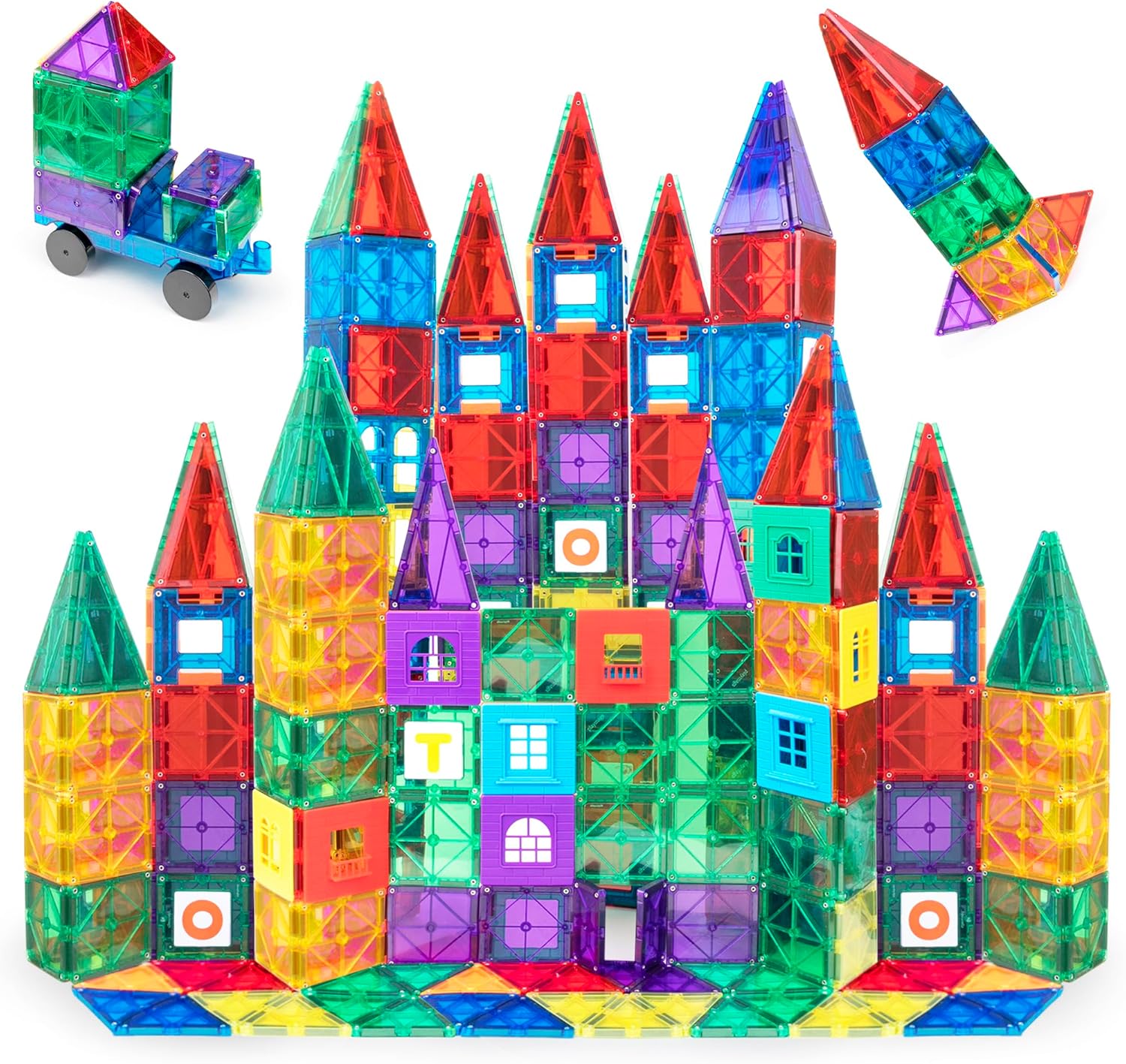 150 Pack Magnetic Block Set - 3D Magnets